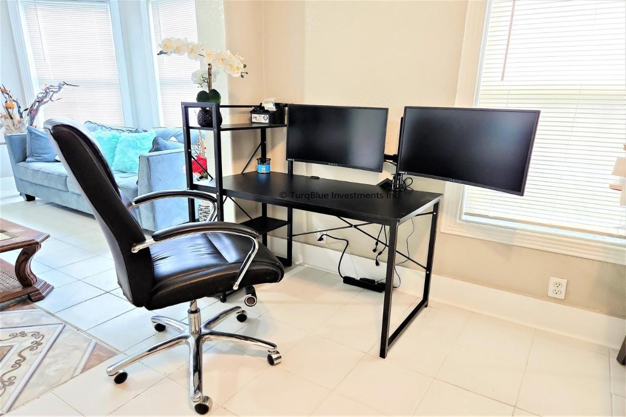 Casaazul-2605A-Couples Retreat By Beach & Pleasure Pier 1 Block Away- 2Bed 2Bath- 7 Minutes To Cruise Terminal 加尔维斯敦 外观 照片