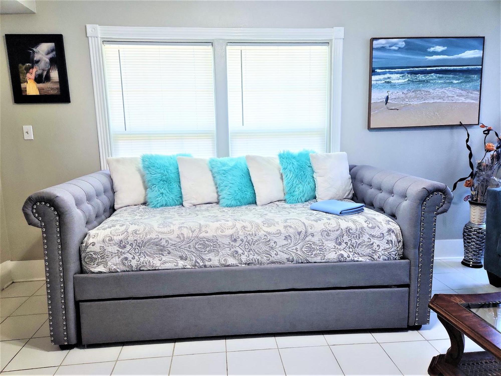 Casaazul-2605A-Couples Retreat By Beach & Pleasure Pier 1 Block Away- 2Bed 2Bath- 7 Minutes To Cruise Terminal 加尔维斯敦 外观 照片